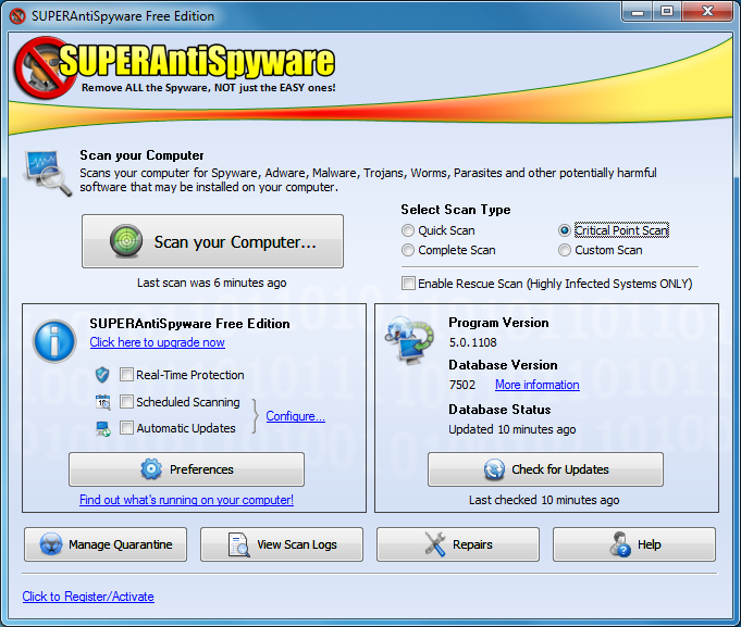 superantispyware download for windows 10
